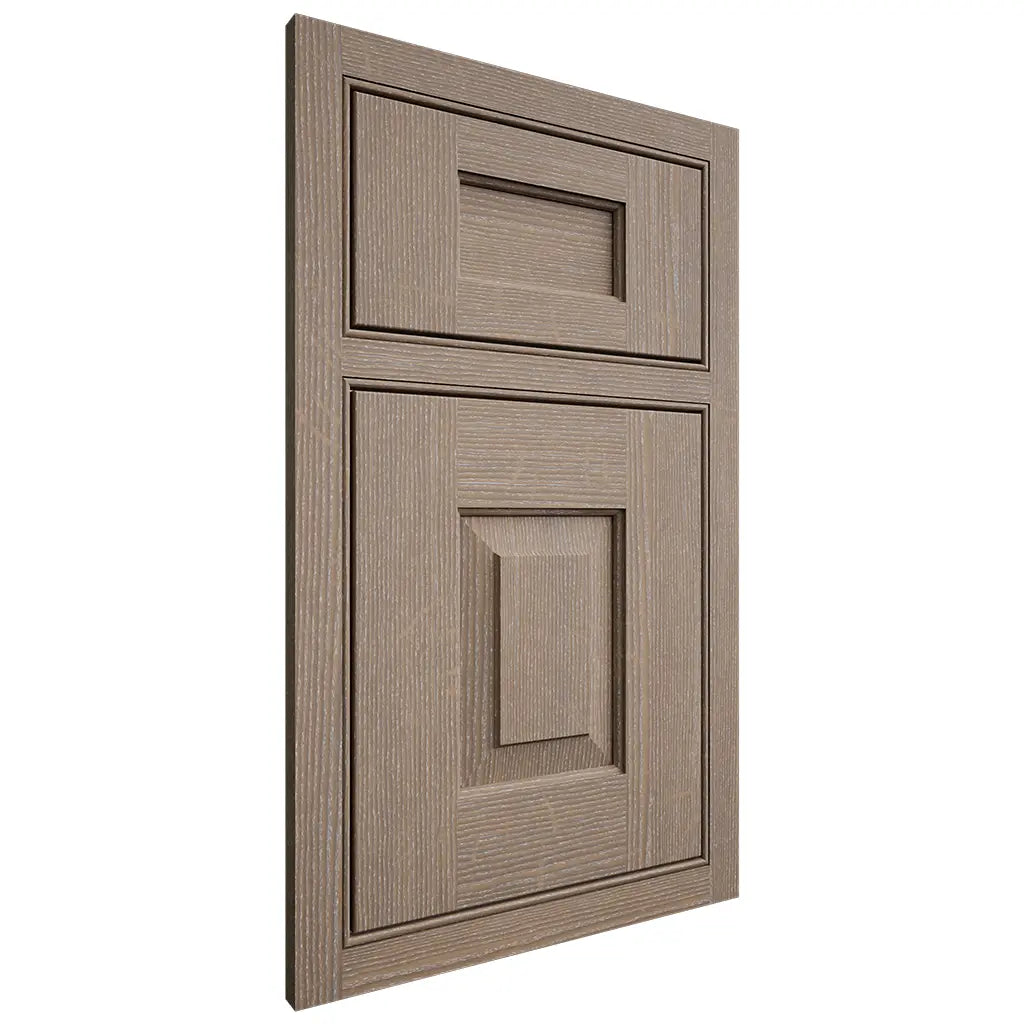 Shiloh Cabinetry Beaded Inset Hamlin White Oak Quarter Sawn Almond Door