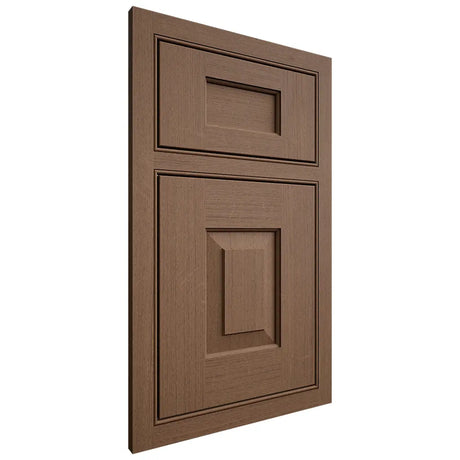 Shiloh Cabinetry Beaded Inset Hamlin White Oak Quarter Sawn Autumn Door
