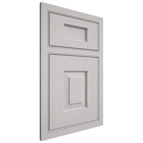 Shiloh Cabinetry Beaded Inset Hamlin White Oak Quarter Sawn Cotton Door