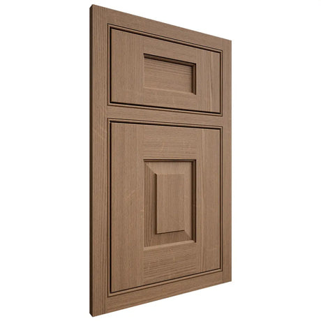 Shiloh Cabinetry Beaded Inset Hamlin White Oak Quarter Sawn Medium Door