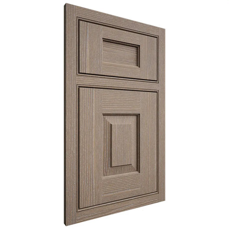 Shiloh Cabinetry Beaded Inset Hamlin White Oak Rift Cut Almond Door