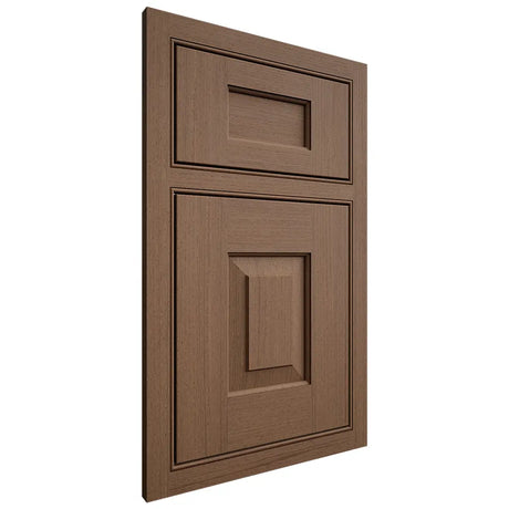 Shiloh Cabinetry Beaded Inset Hamlin White Oak Rift Cut Autumn Door