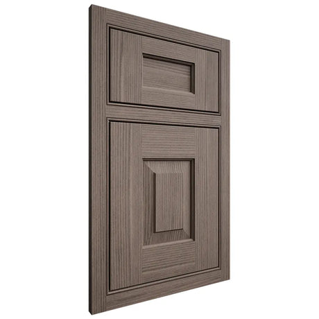 Shiloh Cabinetry Beaded Inset Hamlin White Oak Rift Cut Clay Door