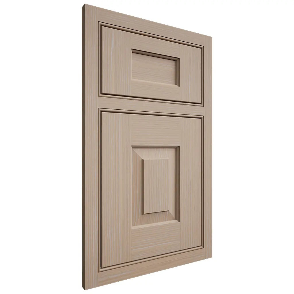 Shiloh Cabinetry Beaded Inset Hamlin White Oak Rift Cut Straw Door