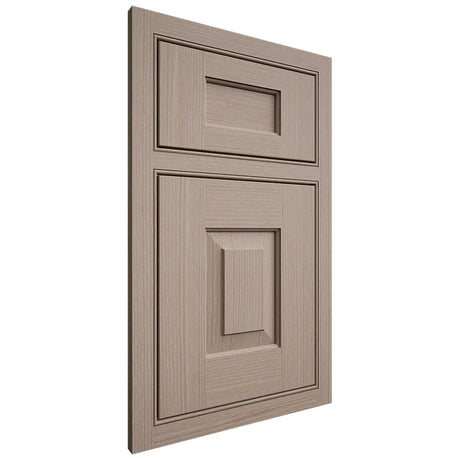 Shiloh Cabinetry Beaded Inset Hamlin White Oak Rift Cut Whitewash Door