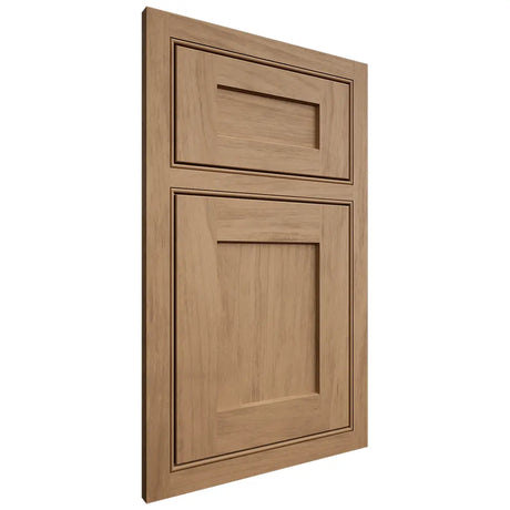 Shiloh Cabinetry Beaded Inset Hanover Alder Plain Cut Dusty Road Door