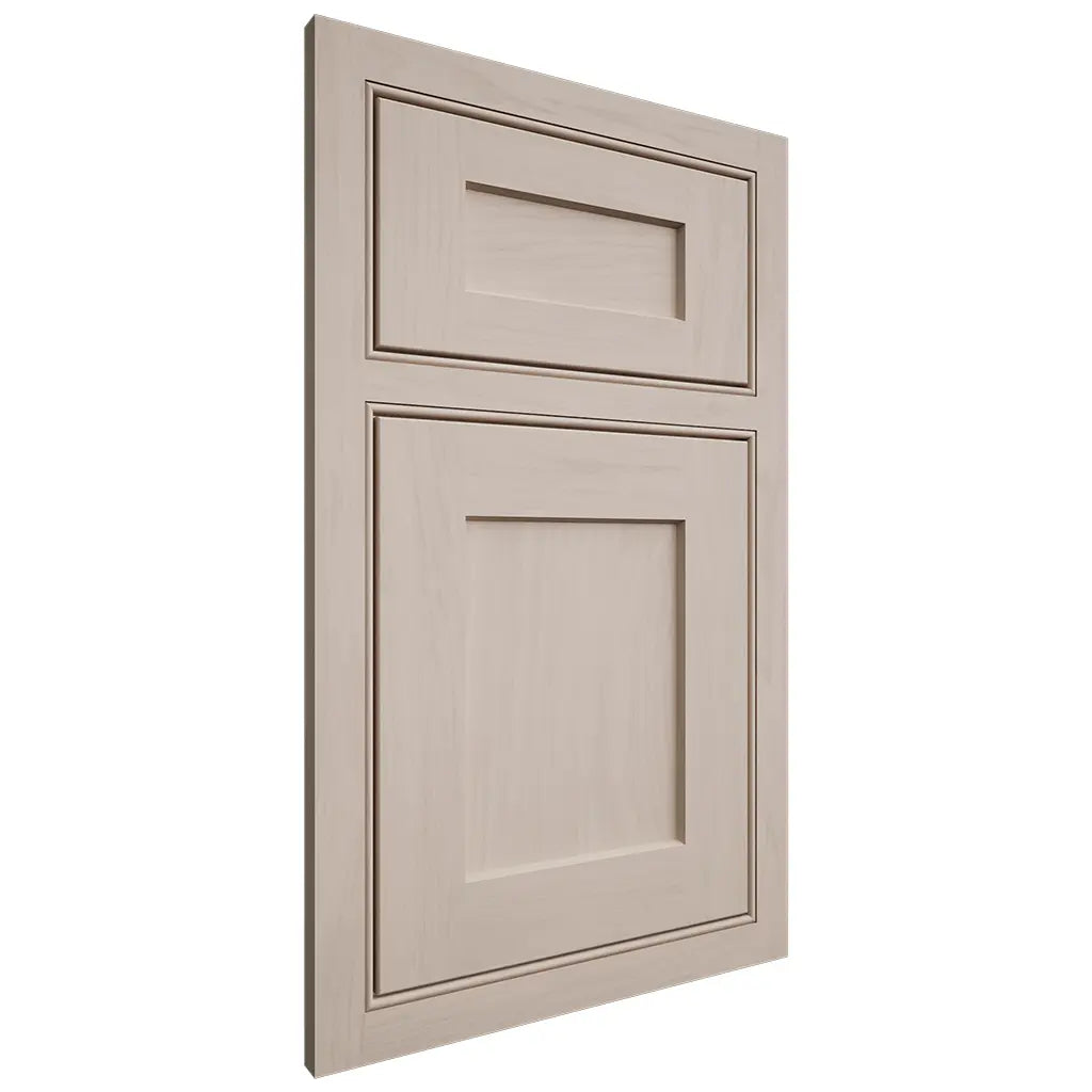 Shiloh Cabinetry Beaded Inset Hanover Alder Plain Cut White Sands Door