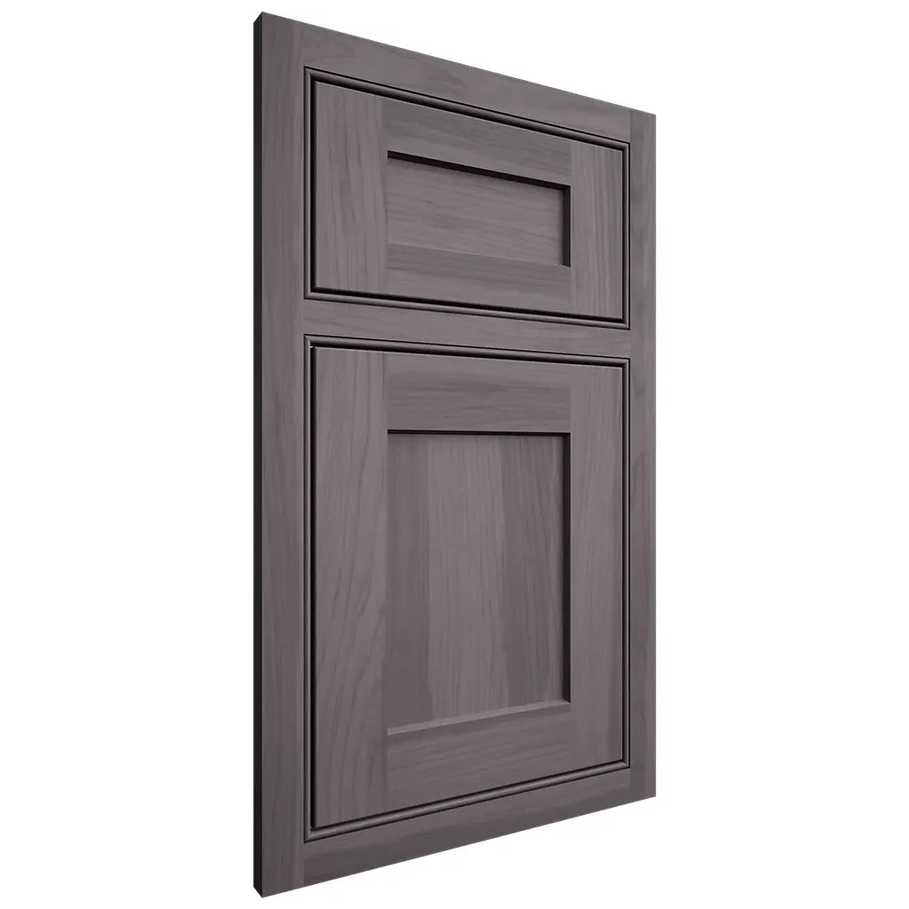 Shiloh Cabinetry Beaded Inset Hanover Hickory Plain Cut Cadet Door