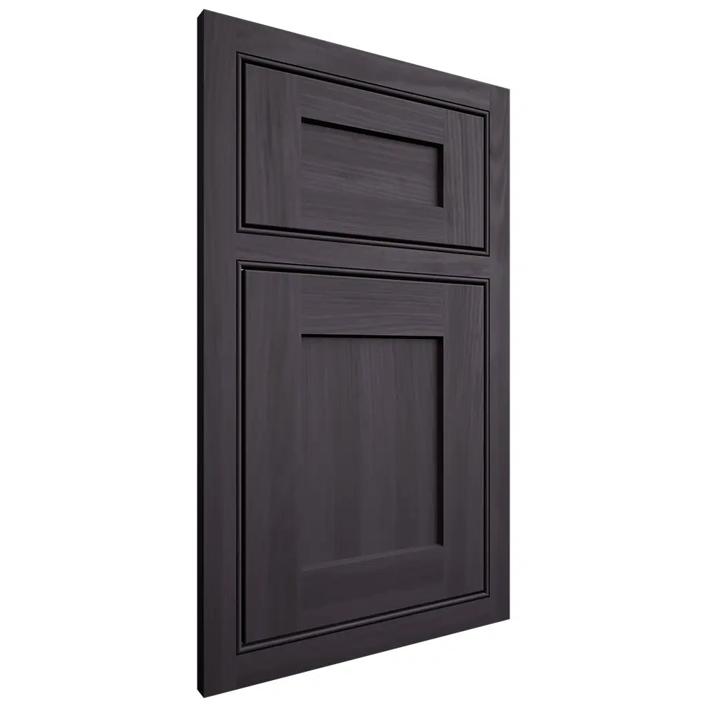 Shiloh Cabinetry Beaded Inset Hanover Hickory Plain Cut Harbor Door