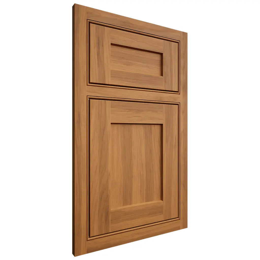 Shiloh Cabinetry Beaded Inset Hanover Hickory Plain Cut Medium Door