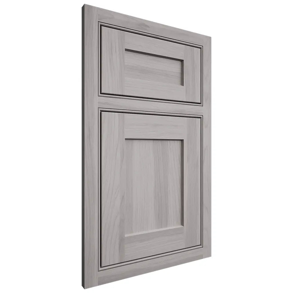 Shiloh Cabinetry Beaded Inset Hanover Hickory Plain Cut Stratus Door