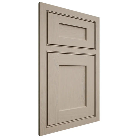 Shiloh Cabinetry Beaded Inset Hanover Maple Plain Cut Pebble Door