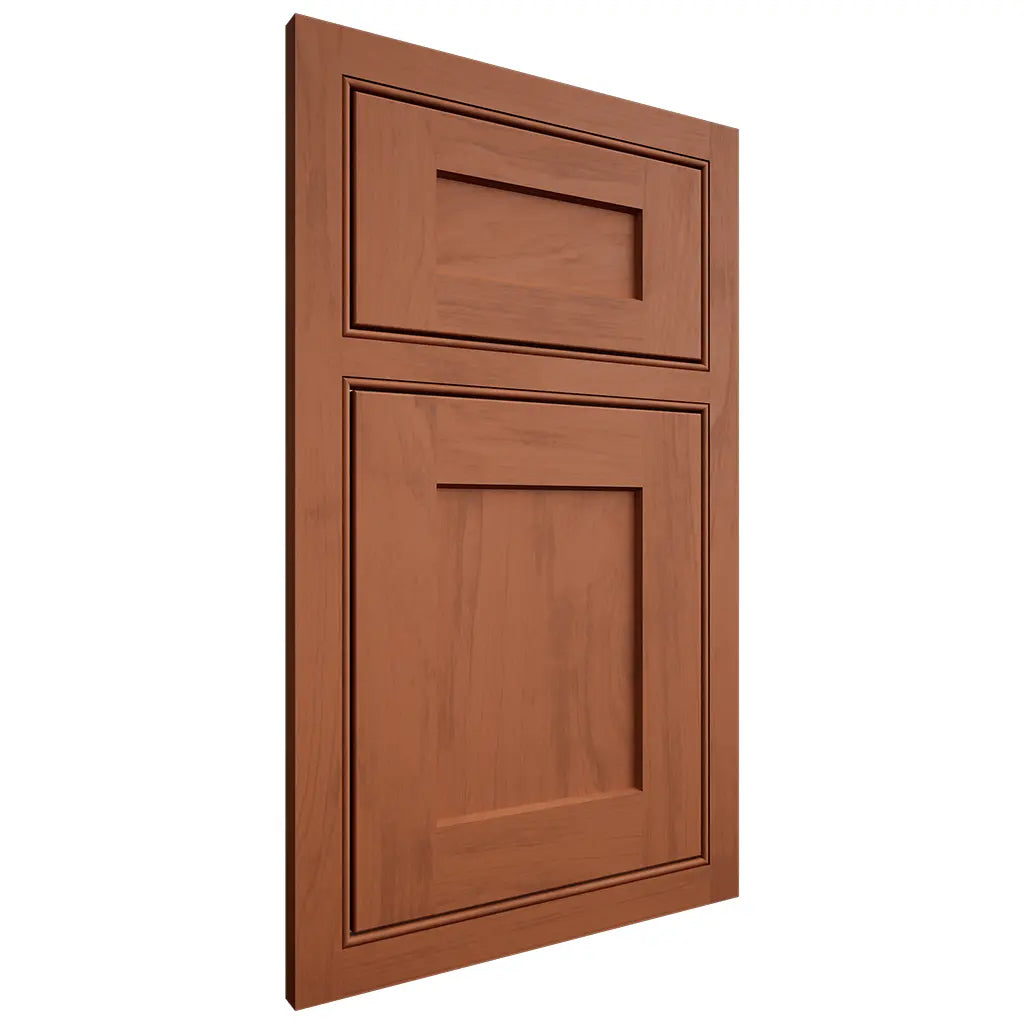 Shiloh Cabinetry Beaded Inset Hanover Maple Plain Cut Spice Door