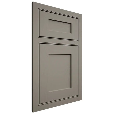 Shiloh Cabinetry Beaded Inset Hanover Maple Plain Cut Thyme Door