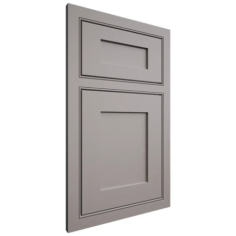 Shiloh Cabinetry Beaded Inset Hanover Paintable Dovetail Gray Door