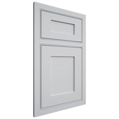Shiloh Cabinetry Beaded Inset Hanover Paintable Niebla Azul Door