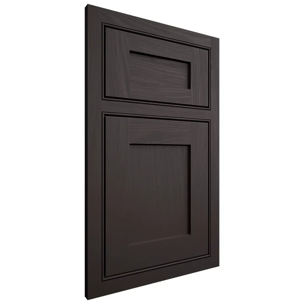 Shiloh Cabinetry Beaded Inset Hanover Poplar Plain Cut Carbon Door