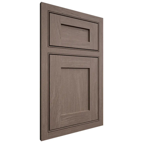 Shiloh Cabinetry Beaded Inset Hanover Poplar Plain Cut River Rock Door