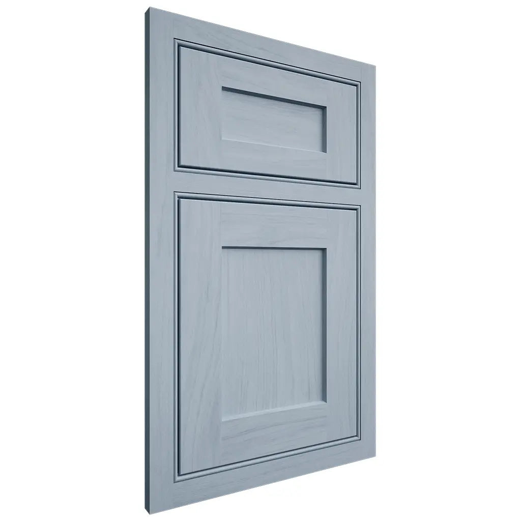 Shiloh Cabinetry Beaded Inset Hanover Poplar Plain Cut Sky Door