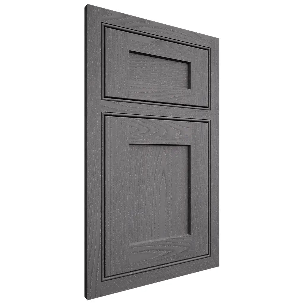 Shiloh Cabinetry Beaded Inset Hanover Red Oak Plain Cut Cadet Door