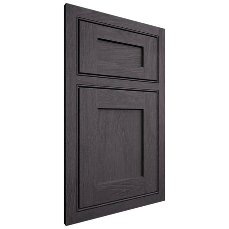Shiloh Cabinetry Beaded Inset Hanover Red Oak Plain Cut Harbor Door