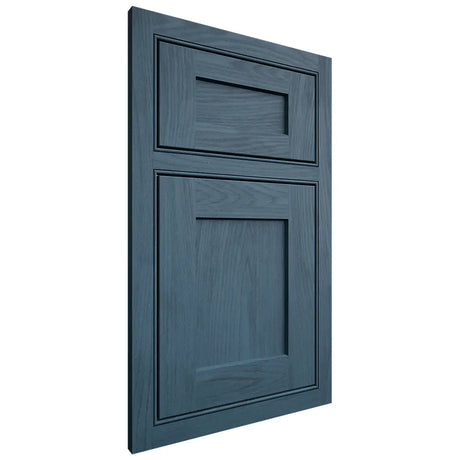 Shiloh Cabinetry Beaded Inset Hanover Red Oak Plain Cut Hudson Door