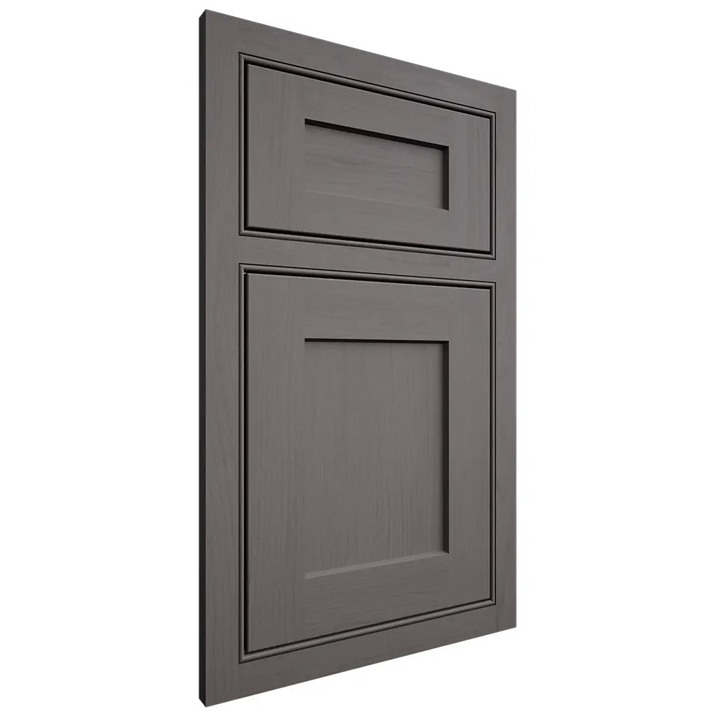 Shiloh Cabinetry Beaded Inset Hanover Walnut Plain Cut Cadet Door