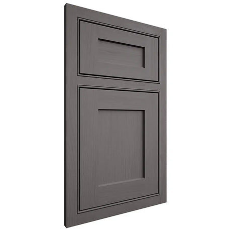 Shiloh Cabinetry Beaded Inset Hanover Walnut Plain Cut Cadet Door
