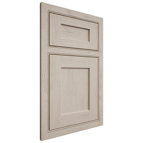 Shiloh Cabinetry Beaded Inset Hanover Walnut Plain Cut Seagull Door