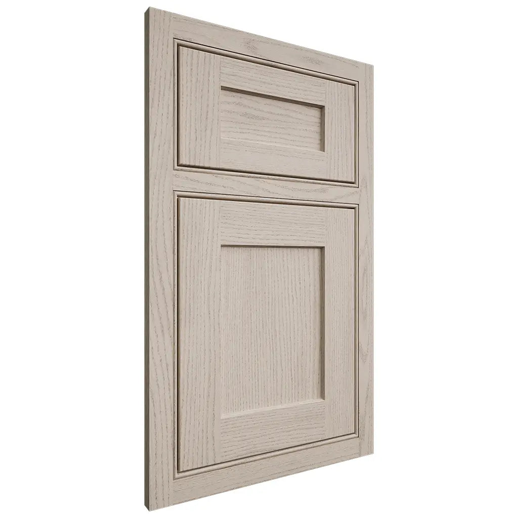 Shiloh Cabinetry Beaded Inset Hanover Walnut Plain Cut Seagull Door