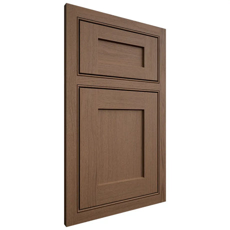 Shiloh Cabinetry Beaded Inset Hanover White Oak Plain Cut Autumn Door