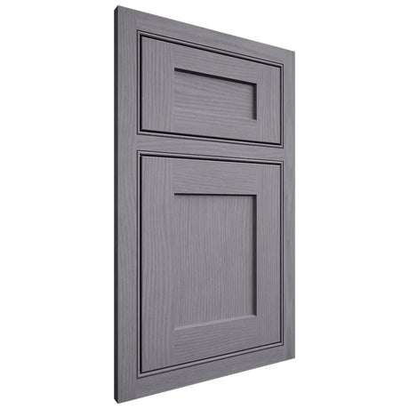 Shiloh Cabinetry Beaded Inset Hanover White Oak Plain Cut Cadet Door