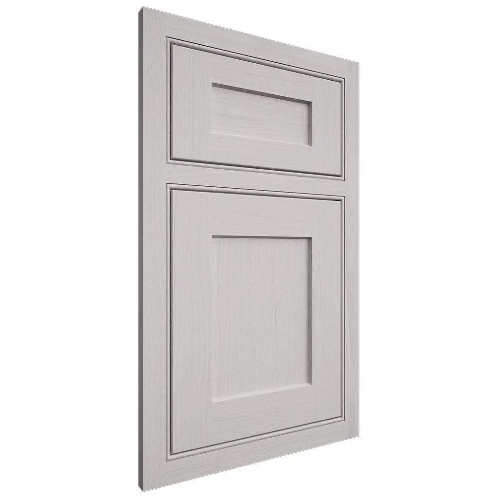 Shiloh Cabinetry Beaded Inset Hanover White Oak Plain Cut Cotton Door