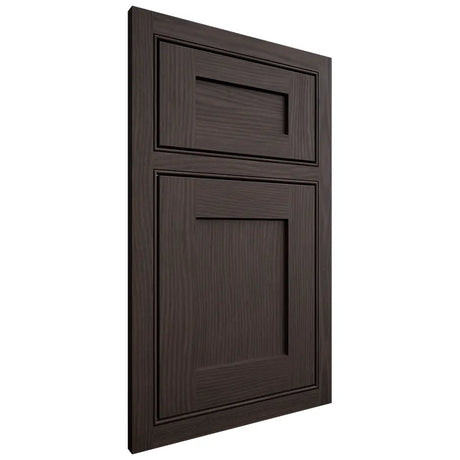 Shiloh Cabinetry Beaded Inset Hanover White Oak Plain Cut Morel Door