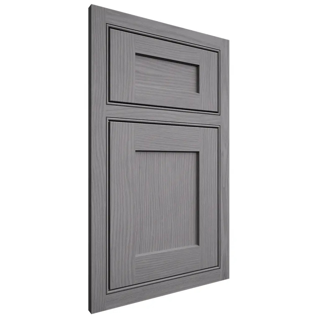 Shiloh Cabinetry Beaded Inset Hanover White Oak Plain Cut Sterling Door