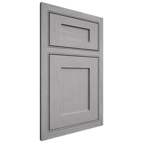 Shiloh Cabinetry Beaded Inset Hanover White Oak Plain Cut Stratus Door