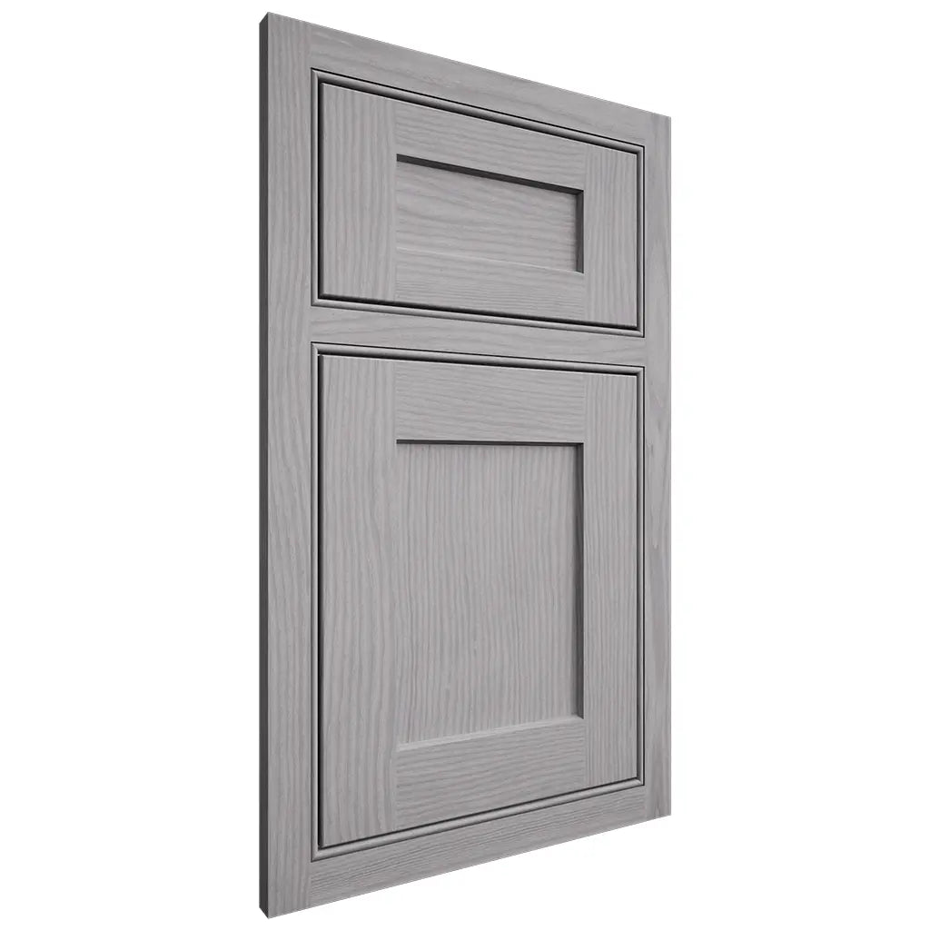 Shiloh Cabinetry Beaded Inset Hanover White Oak Plain Cut Stratus Door