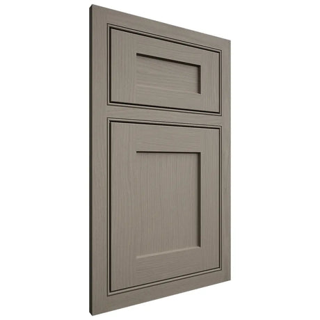 Shiloh Cabinetry Beaded Inset Hanover White Oak Plain Cut Thyme Door