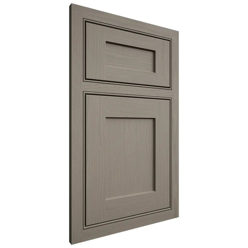 Shiloh Cabinetry Beaded Inset Hanover White Oak Plain Cut Thyme Door
