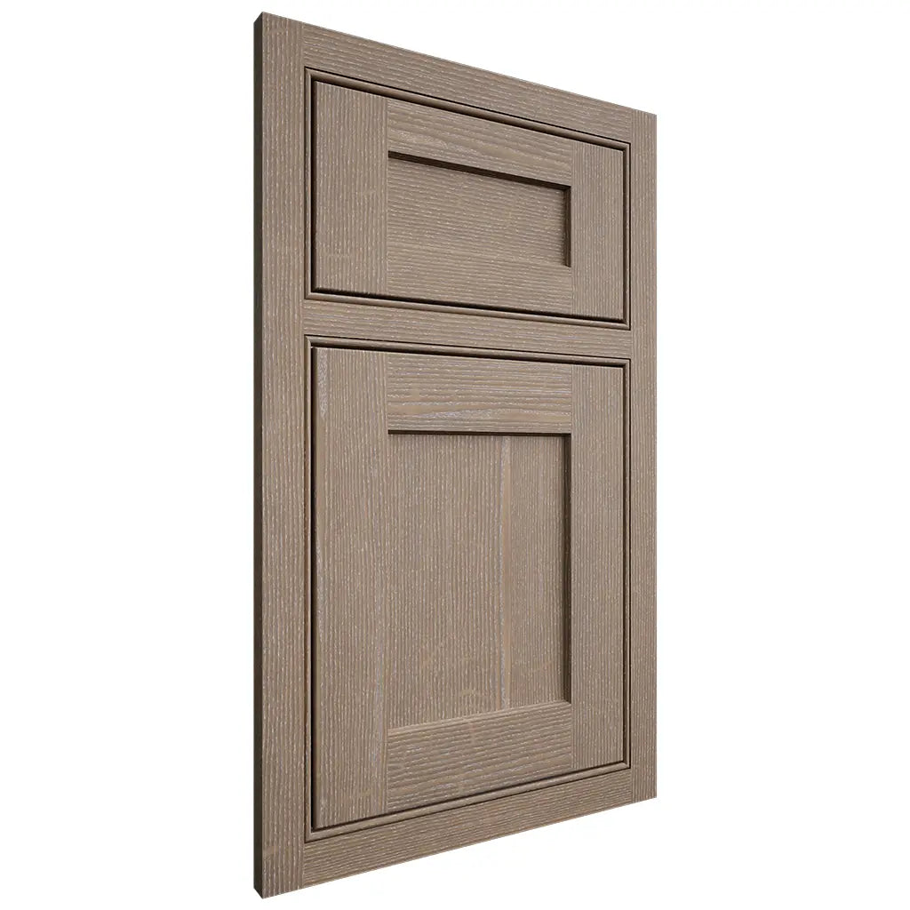 Shiloh Cabinetry Beaded Inset Hanover White Oak Quarter Sawn Almond Door