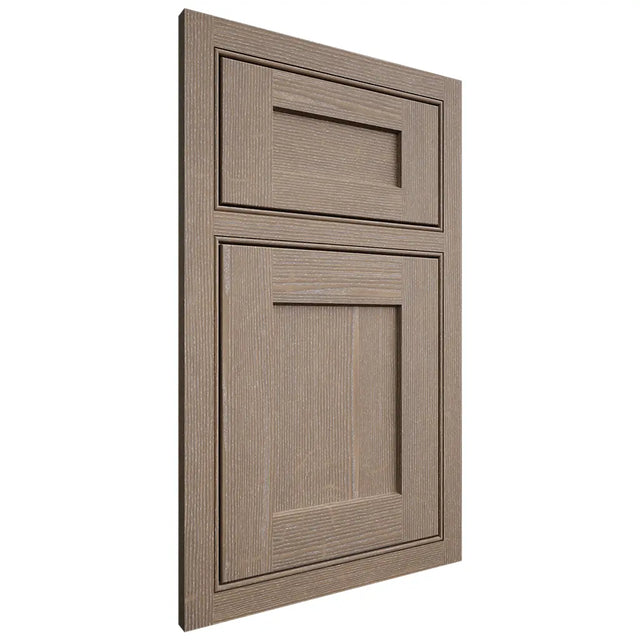 Shiloh Cabinetry Beaded Inset Hanover White Oak Quarter Sawn Almond Door