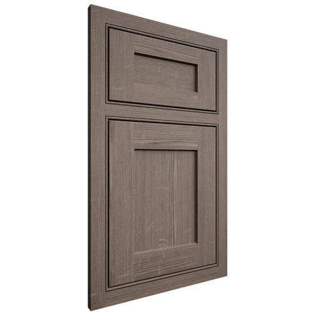 Shiloh Cabinetry Beaded Inset Hanover White Oak Quarter Sawn Clay Door