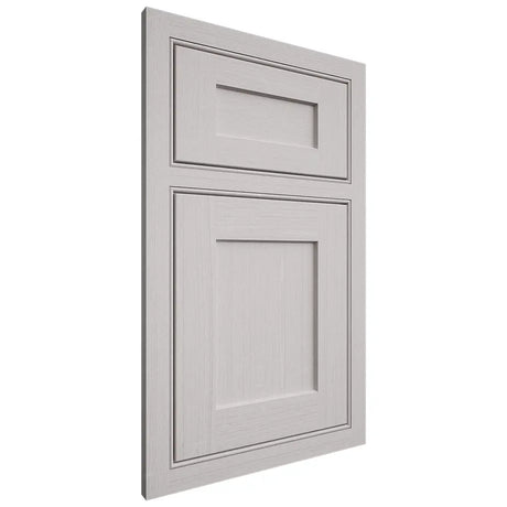 Shiloh Cabinetry Beaded Inset Hanover White Oak Quarter Sawn Cotton Door