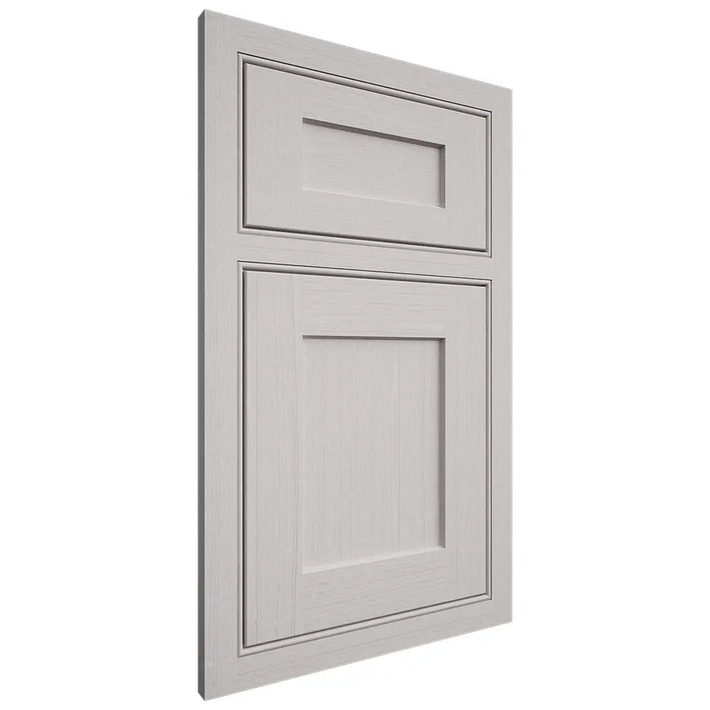 Shiloh Cabinetry Beaded Inset Hanover White Oak Quarter Sawn Cotton Door