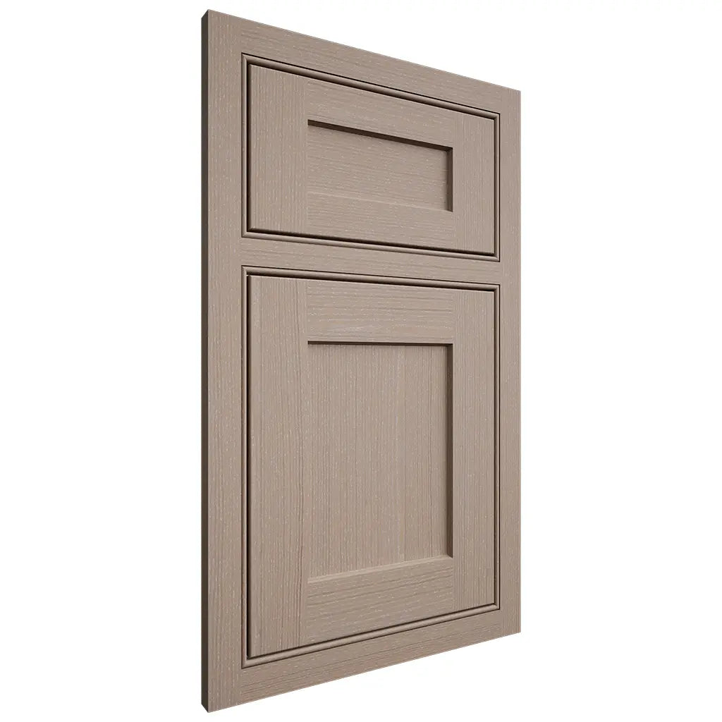 Shiloh Cabinetry Beaded Inset Hanover White Oak Quarter Sawn Whitewash Door