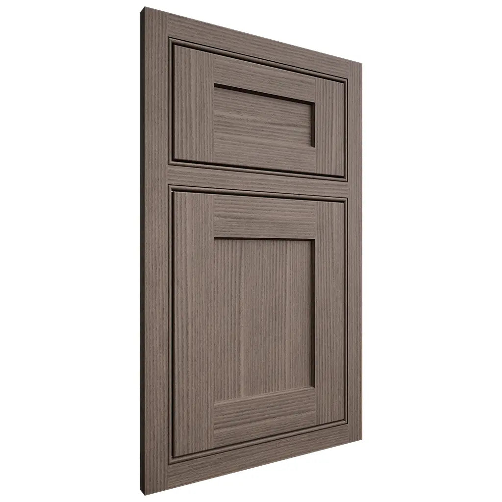 Shiloh Cabinetry Beaded Inset Hanover White Oak Rift Cut Clay Door