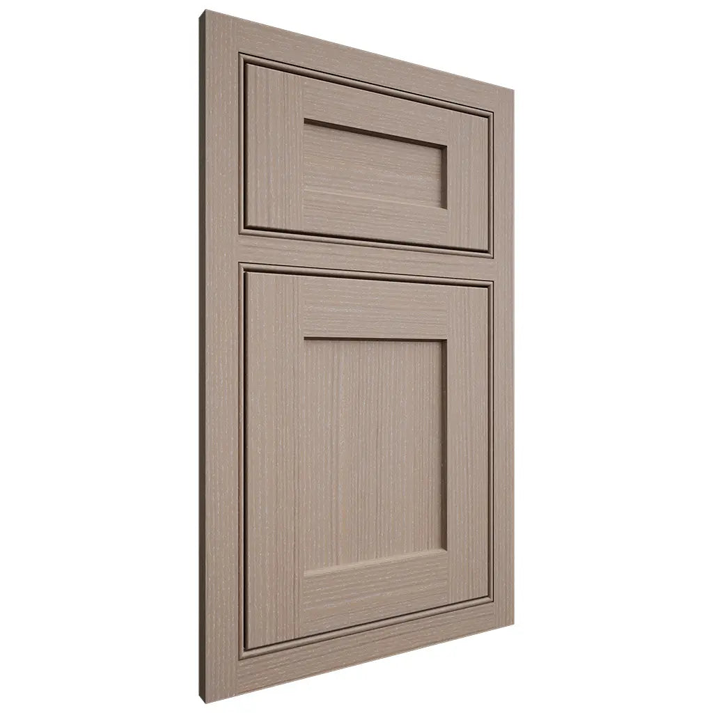 Shiloh Cabinetry Beaded Inset Hanover White Oak Rift Cut Whitewash Door