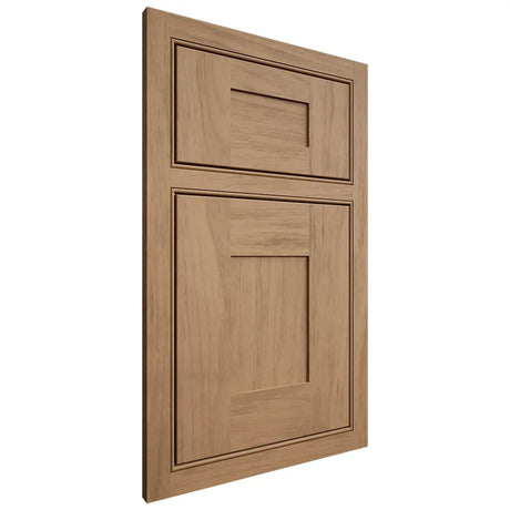 Shiloh Cabinetry Beaded Inset Hartford Alder Plain Cut Dusty Road Door