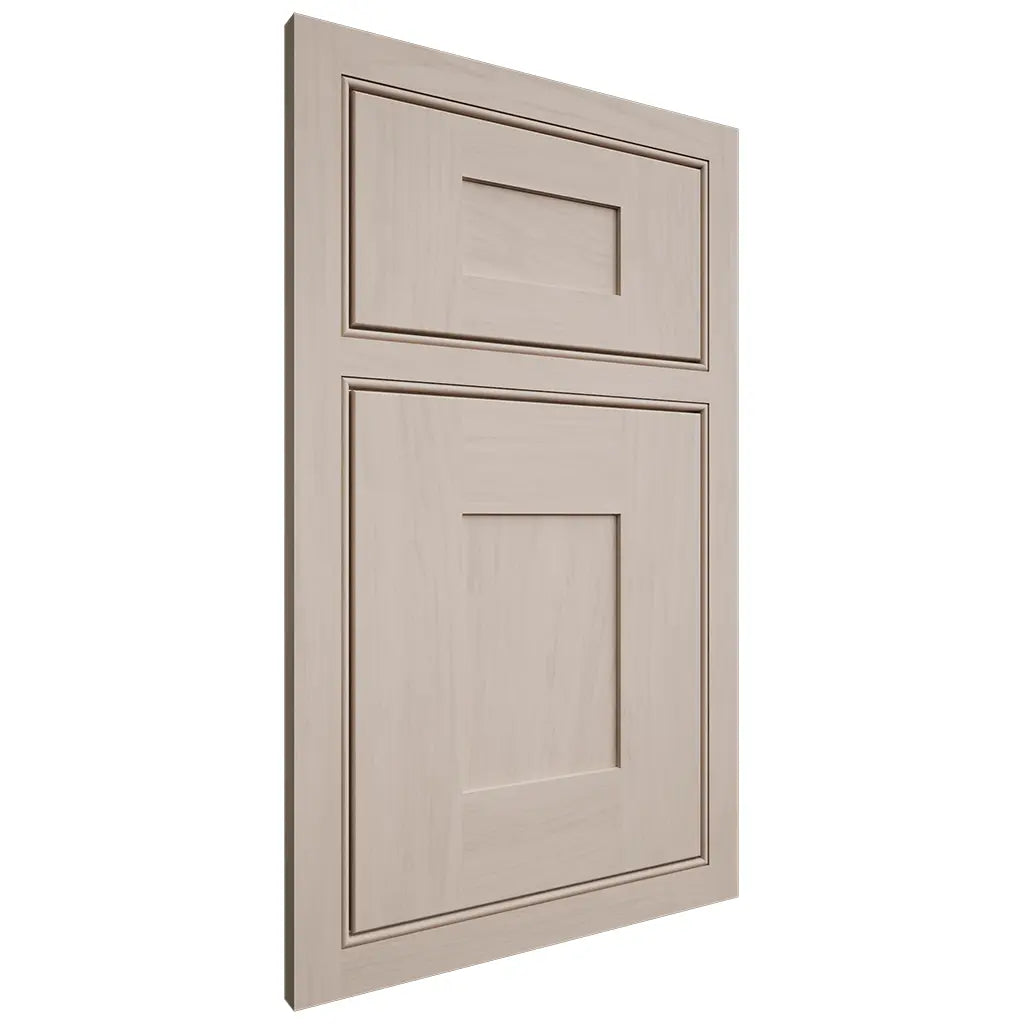 Shiloh Cabinetry Beaded Inset Hartford Alder Plain Cut White Sands Door