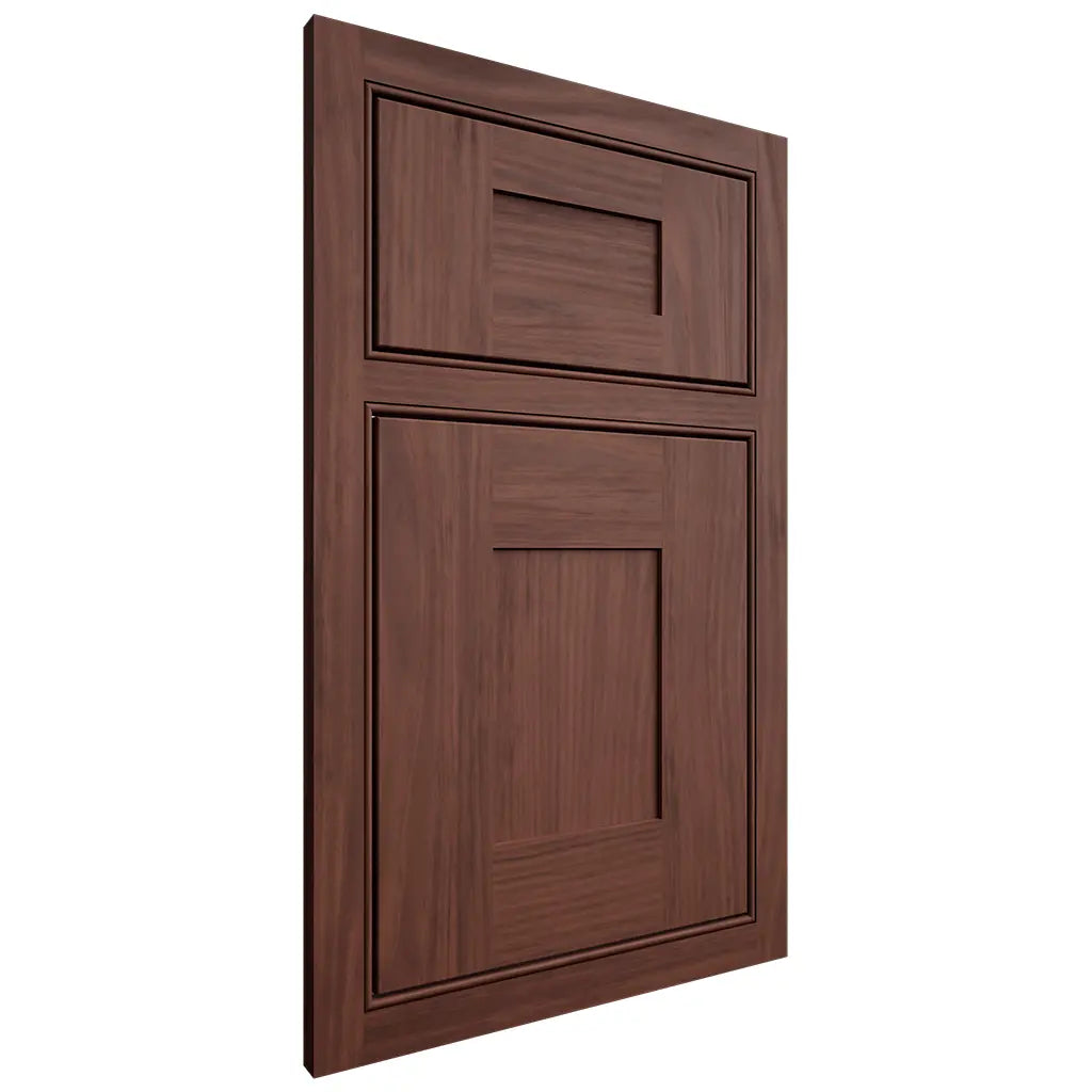 Shiloh Cabinetry Beaded Inset Hartford Cherry Plain Cut Bourbon Door